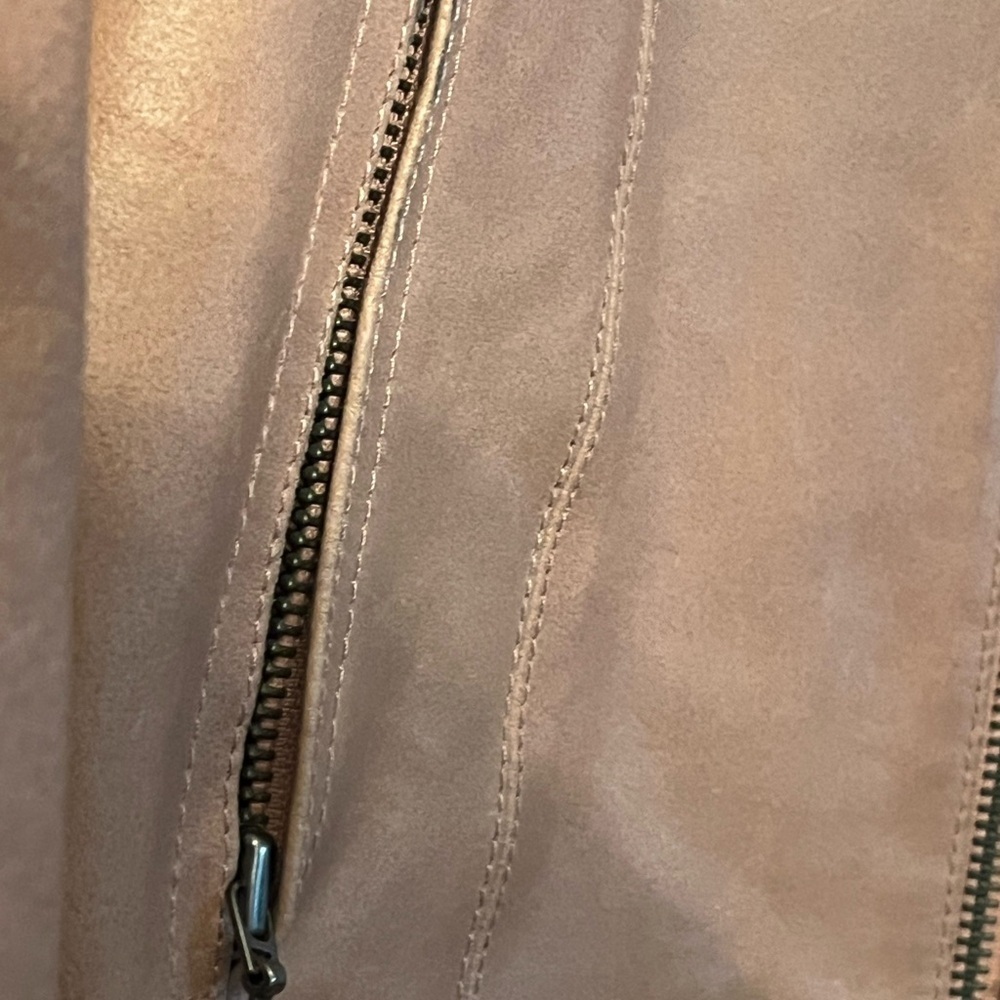 Wilson Leather Maxima Soft Pink Leather Jacket Sz S Women - Picture 6 of 10